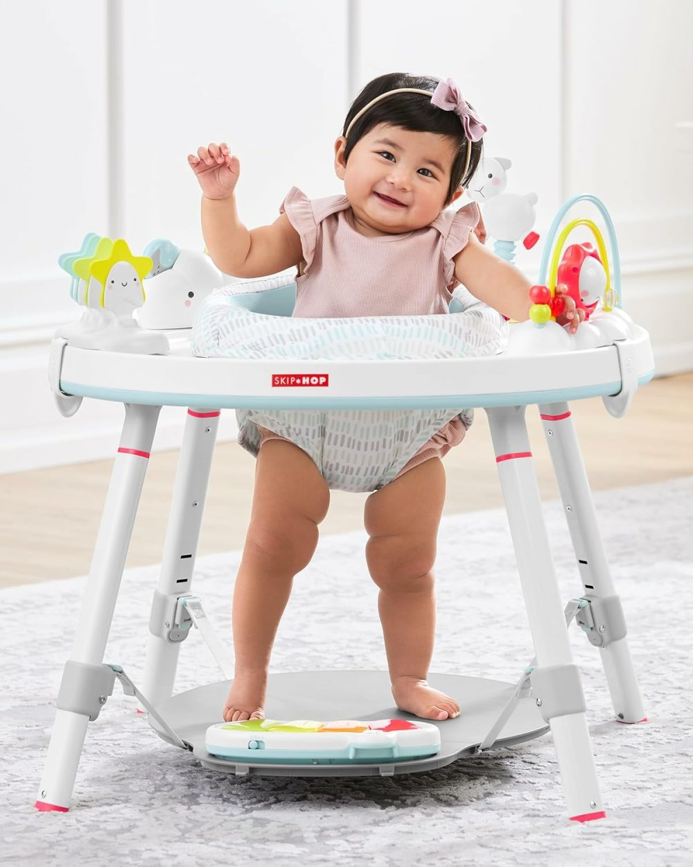 Baby Activity Center: Interactive Play Center With 3-Stage Grow-With-Me Functionality  4Mo+  Silver Lining Cloud  |  Activity Centers Activity Centers Activity Centers