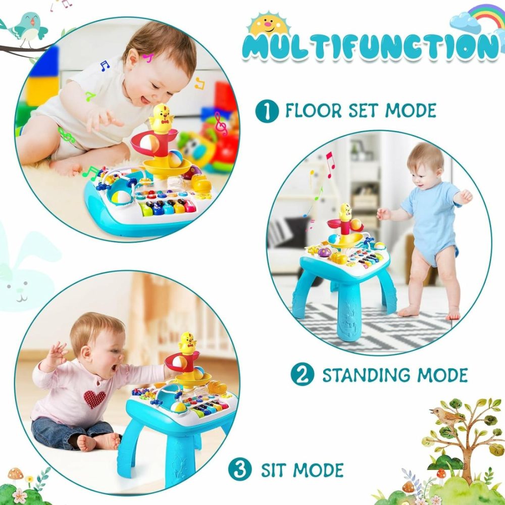 Baby Activity Table Learning Table – Educational Learning Musical Toys & Baby Standing Activity Center  Musical Instruments For Toddlers 1-3  Boy And Girl Birthday Gift Baby Toys 6 To 12 Months  |  Musical Toys All Toys