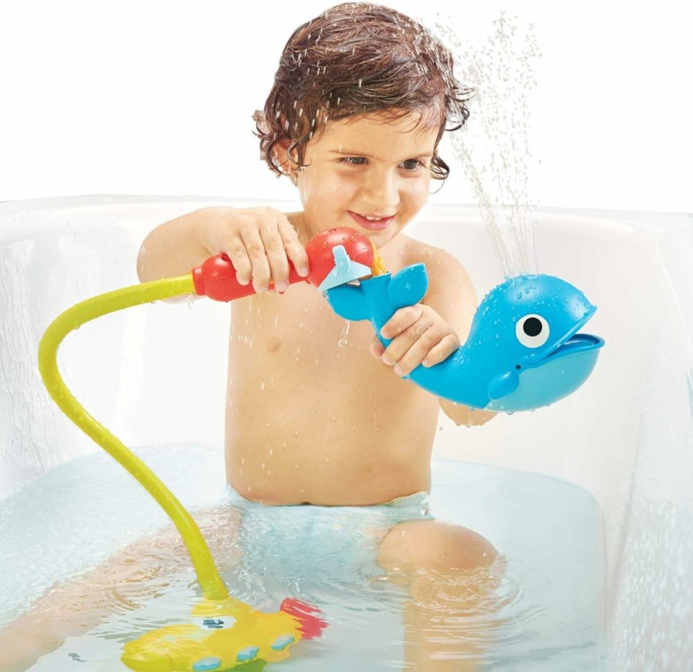 Baby Bath Toy (Ages 1-3)- Submarine Spray Whale With Hand Pump And Hose – Mold Free Battery Operated Toddler Water Toy With Easy To Grip Hand Shower- Make Bath Time Magical For Infants & Baby  |  Bath Toys All Toys Bath Toys