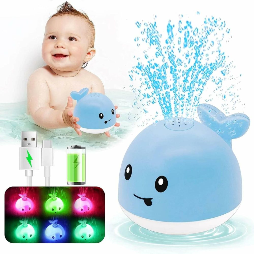 Baby Bath Toys For 6-12-18-24 Months -Toddla Whale Bath Toy Sprinkler Bath Toys For Kids Ages 1-3 2-4 3-5 Bathtub Tub Water Pool Shower Toys For Infants Children 1St Birthday Gifts For Boys Girls  |  Bath Toys All Toys Bath Toys