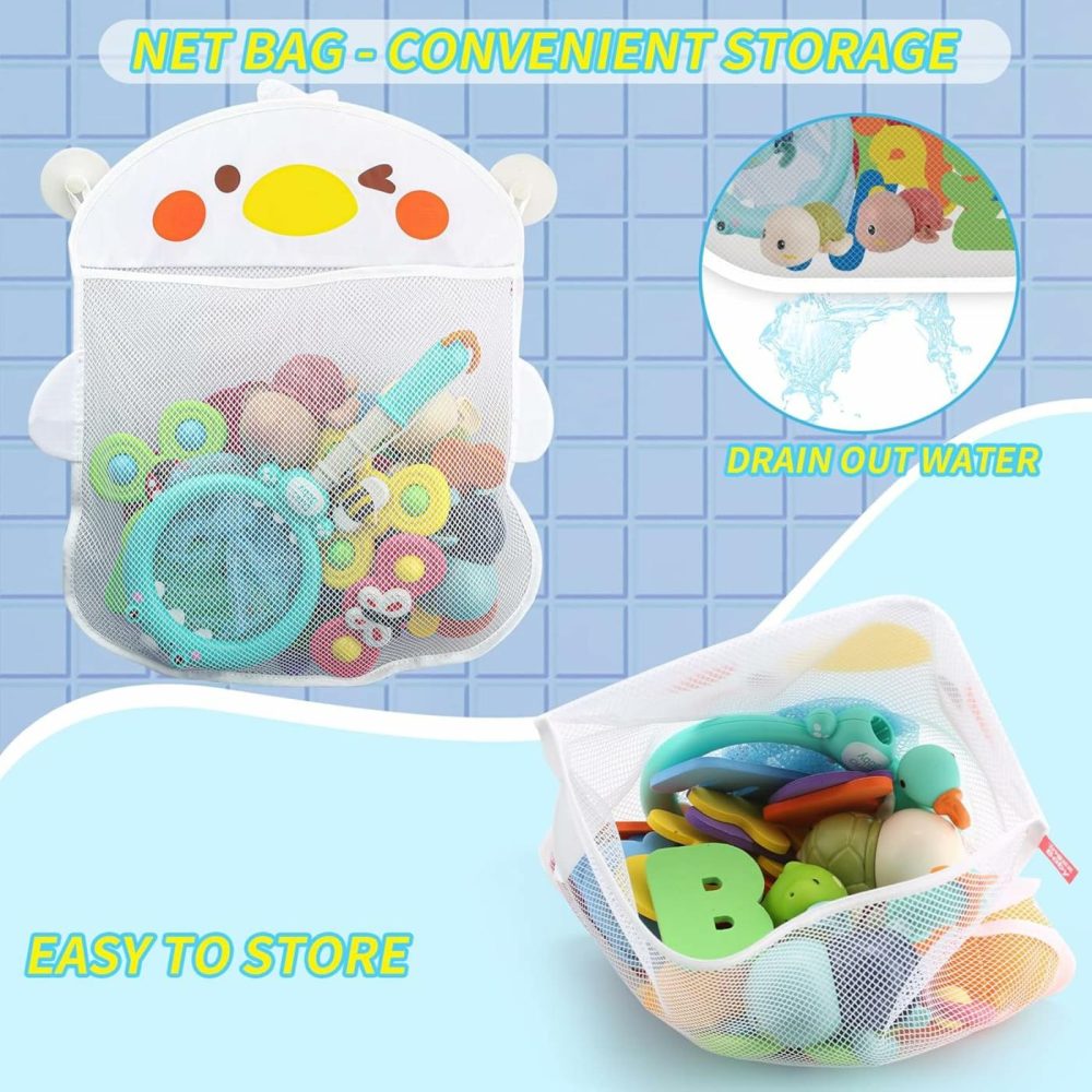 Baby Bath Toys For Toddlers 1-3  Kid Bathtub Toy With 36 Foam Bath Letter & Number  Fishing Games With Fish Net  Water Pool Toy With Storage Bag  Shower Toy Gift For Boy Girl Infant 1 2 3 4 5 6  |  Bath Toys All Toys Bath Toys