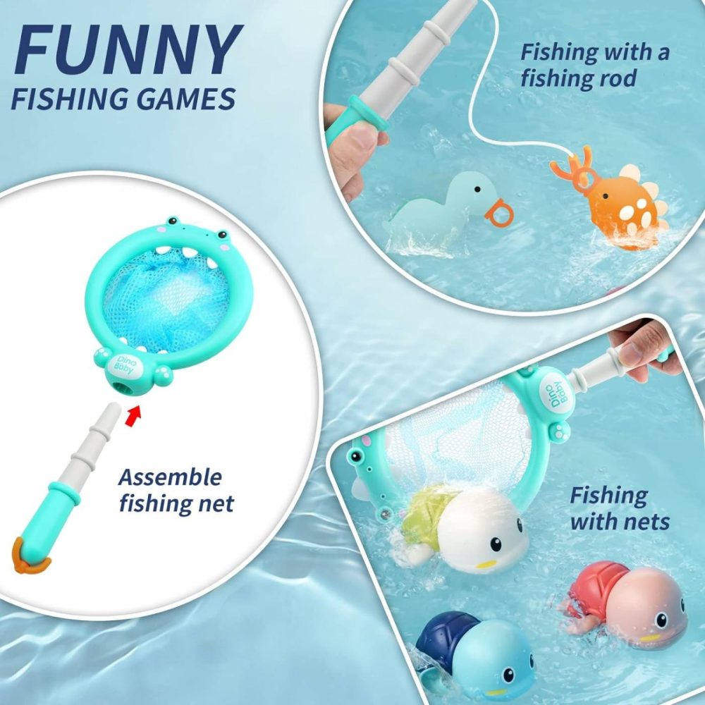 Baby Bath Toys For Toddlers 1-3  Kid Bathtub Toy With 36 Foam Bath Letter & Number  Fishing Games With Fish Net  Water Pool Toy With Storage Bag  Shower Toy Gift For Boy Girl Infant 1 2 3 4 5 6  |  Bath Toys All Toys Bath Toys