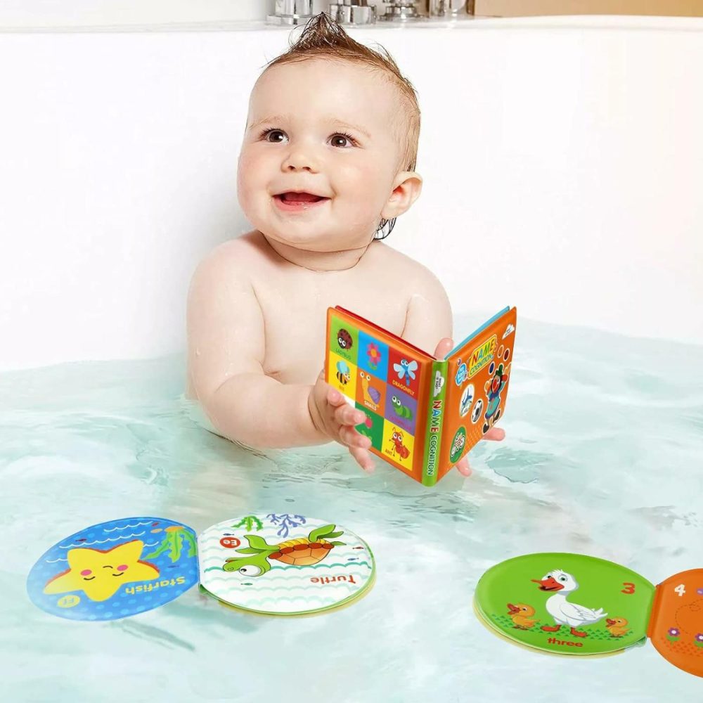 Baby Bath Toys  Nontoxic Bath Books For Babies Bath Time  Bathtub Toys For Toddlers 6 To 12 18 Months  Soft Educational Bath Toys For 1-3 Year Old Girls Boys(Pack Of 3)  |  Bath Toys All Toys Bath Toys