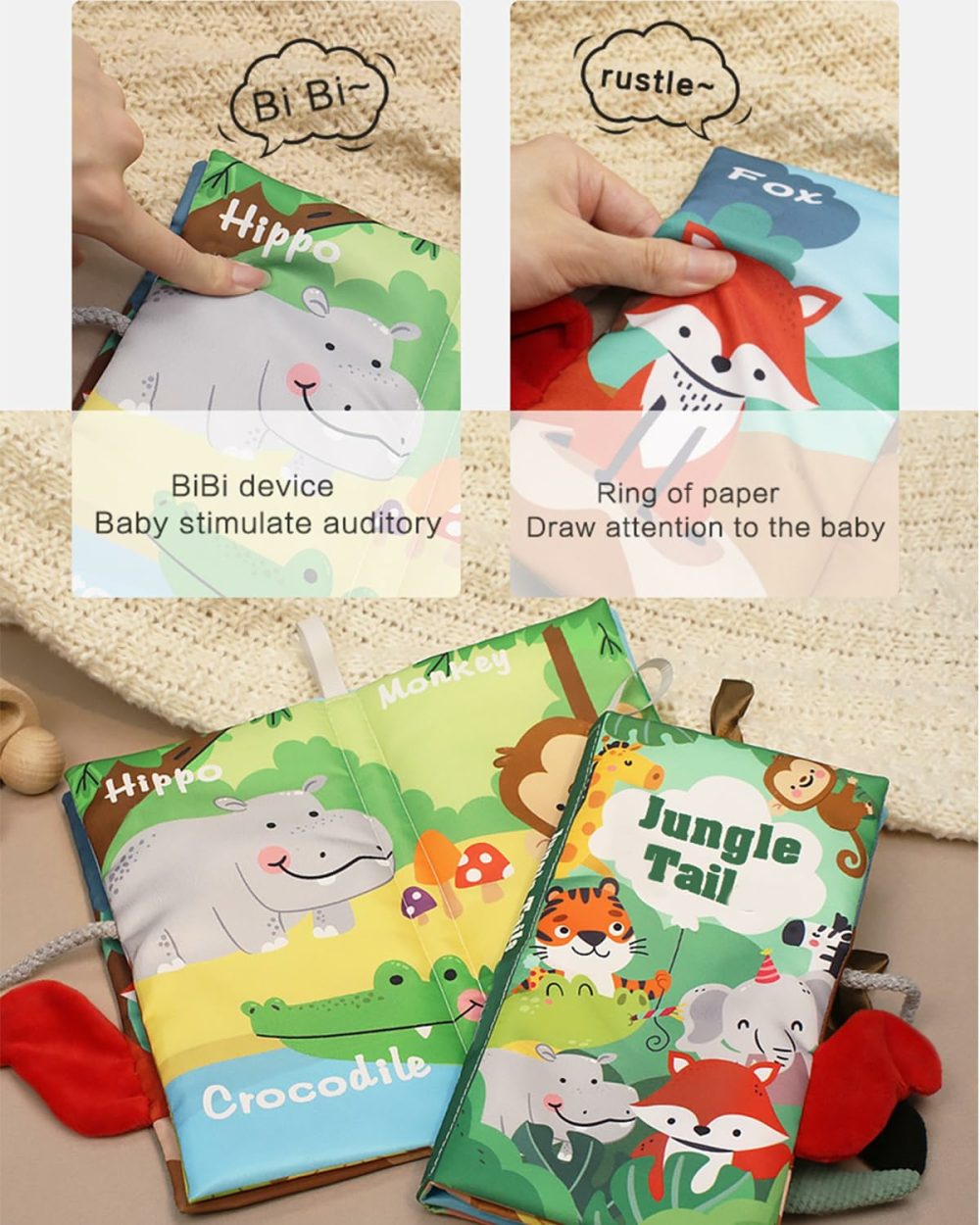 Baby Books 0-6 Months – Montessori Toys For Babies 0-3-6-9-12-18 Months,Infant Newborn Tummy Time Toys Touch Feel Book Learning Sensory Toys,Christmas Stocking Stuffers For Boys Girls  |  Car Seat & Stroller Toys All Toys Car Seat & Stroller Toys