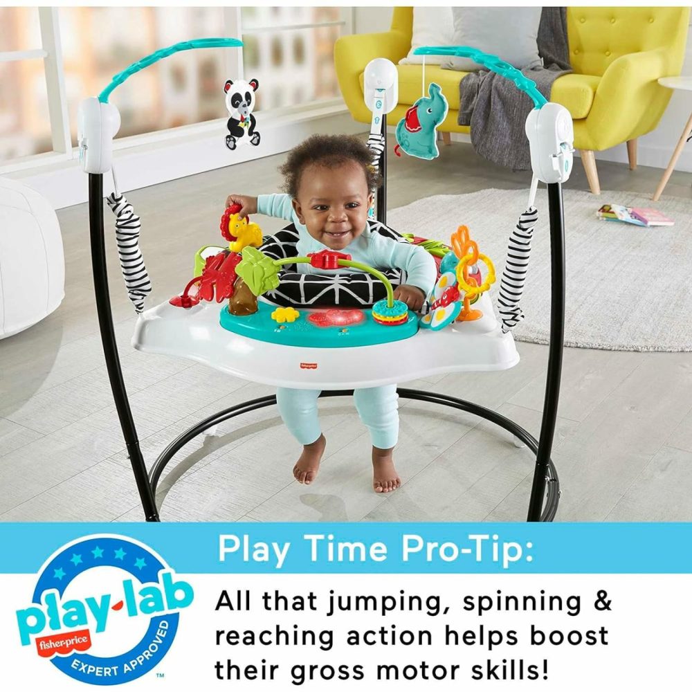 Baby Bouncer Animal Wonders Jumperoo Activity Center With Music Lights Sounds And Developmental Toys  |  Activity Centers Activity Centers Activity Centers