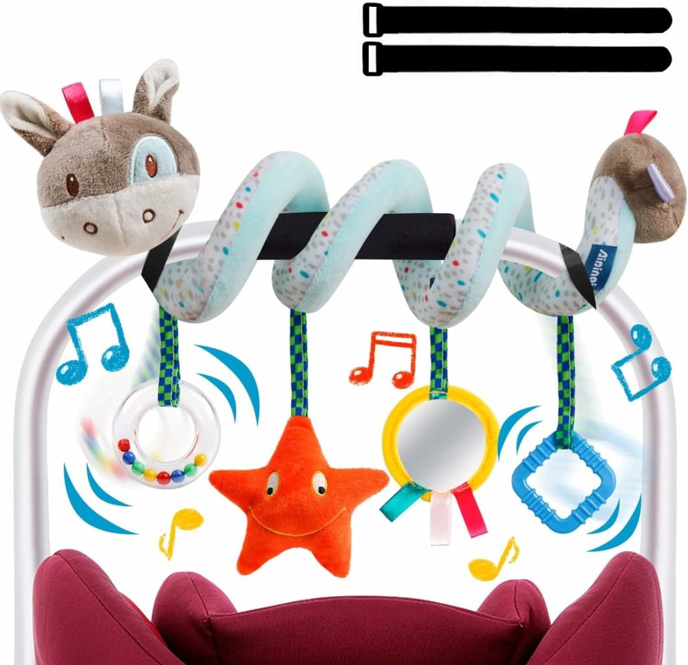 Baby Car Seat Toys Activity Stroller Toy For Boys Girls 0 3 6 9 10 12 Months  Spiral Hanging Plush Toys,Baby Shower Thank You Gift  |  Car Seat & Stroller Toys All Toys Car Seat & Stroller Toys