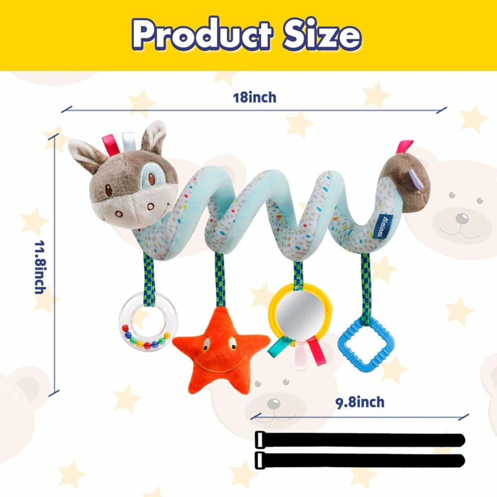 Baby Car Seat Toys Activity Stroller Toy For Boys Girls 0 3 6 9 10 12 Months  Spiral Hanging Plush Toys,Baby Shower Thank You Gift  |  Car Seat & Stroller Toys All Toys Car Seat & Stroller Toys