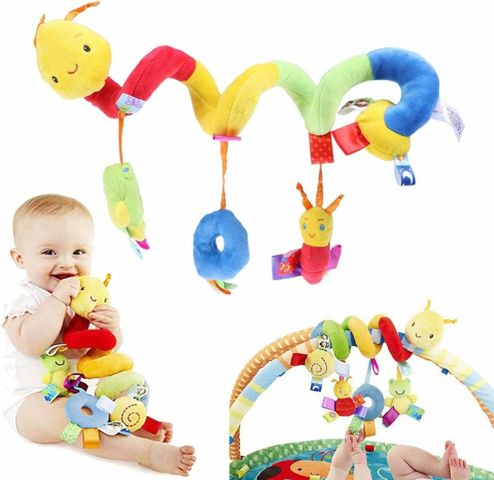 Baby Crib Hanging Rattles Toys  Car Seat Toy Hanging Rattles Spiral Stroller Crib Cot Toy Spiral Toy Pram Hanging For Babies Boys And Girls  |  Car Seat & Stroller Toys All Toys Car Seat & Stroller Toys