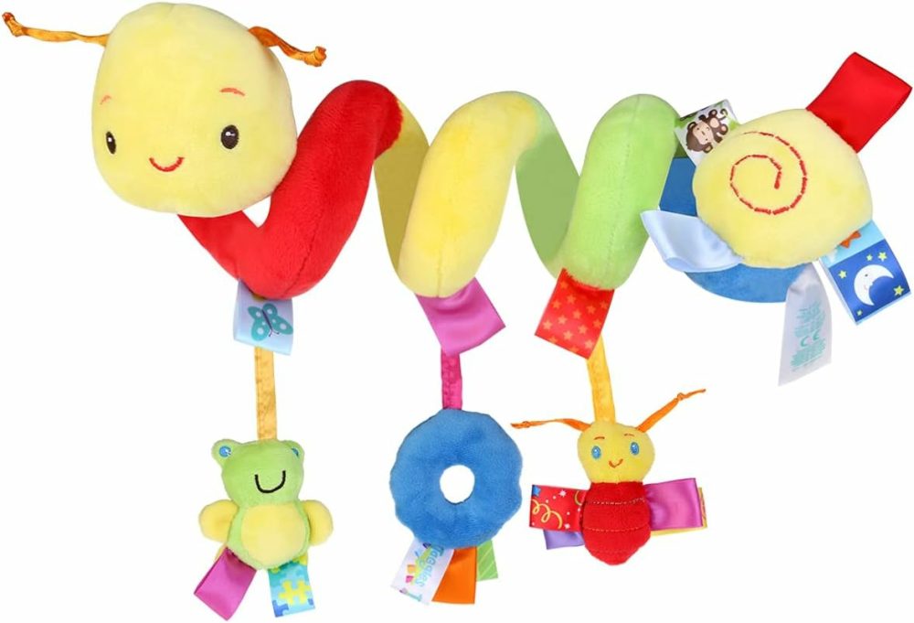 Baby Crib Hanging Rattles Toys  Car Seat Toy Hanging Rattles Spiral Stroller Crib Cot Toy Spiral Toy Pram Hanging For Babies Boys And Girls  |  Car Seat & Stroller Toys All Toys Car Seat & Stroller Toys