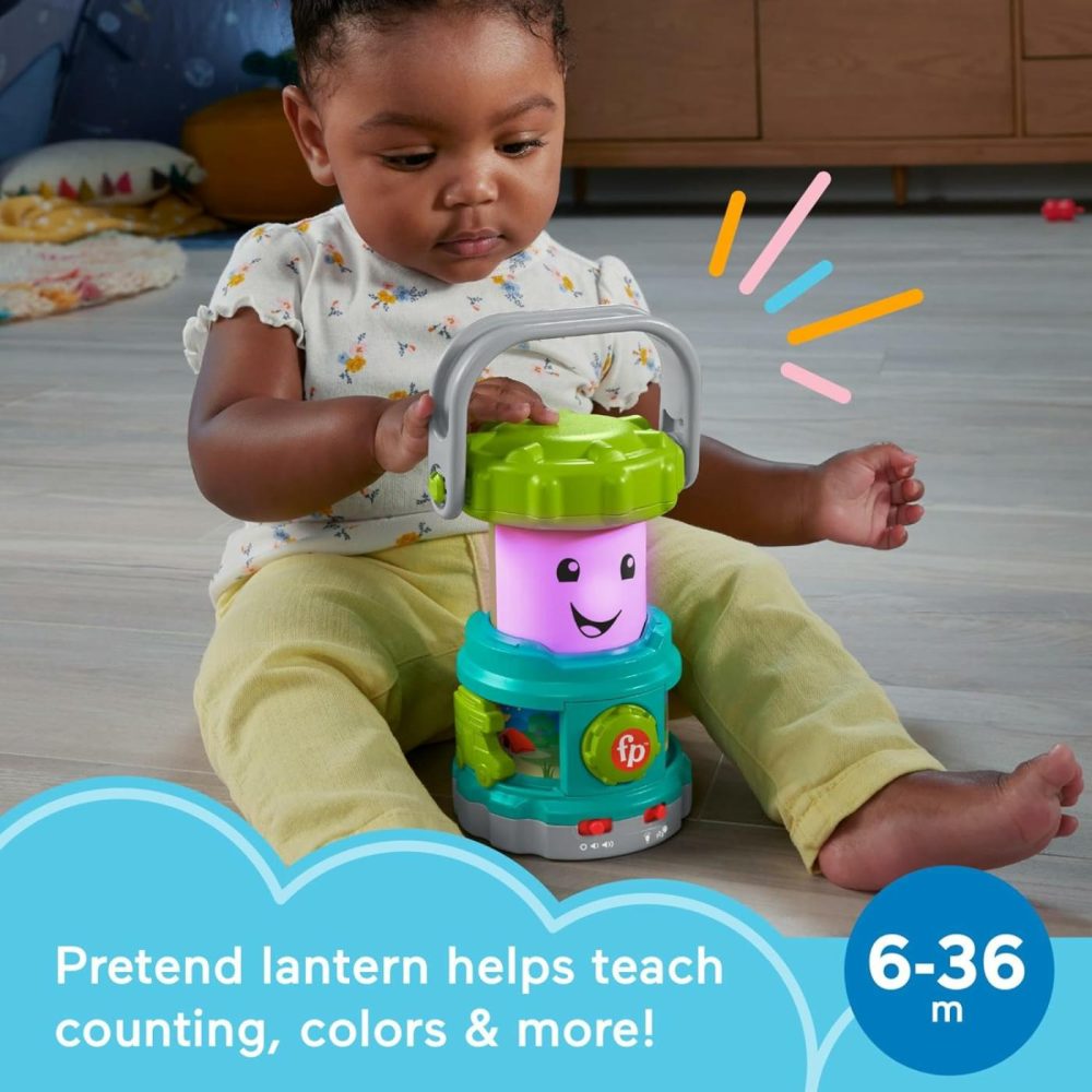 Baby Learning Toy Laugh & Learn Camping Fun Lantern  Pretend Camping Gear With Lights & Music For Infants Ages 6+ Months  |  Electronic Early Development Toys All Toys Electronic Early Development Toys