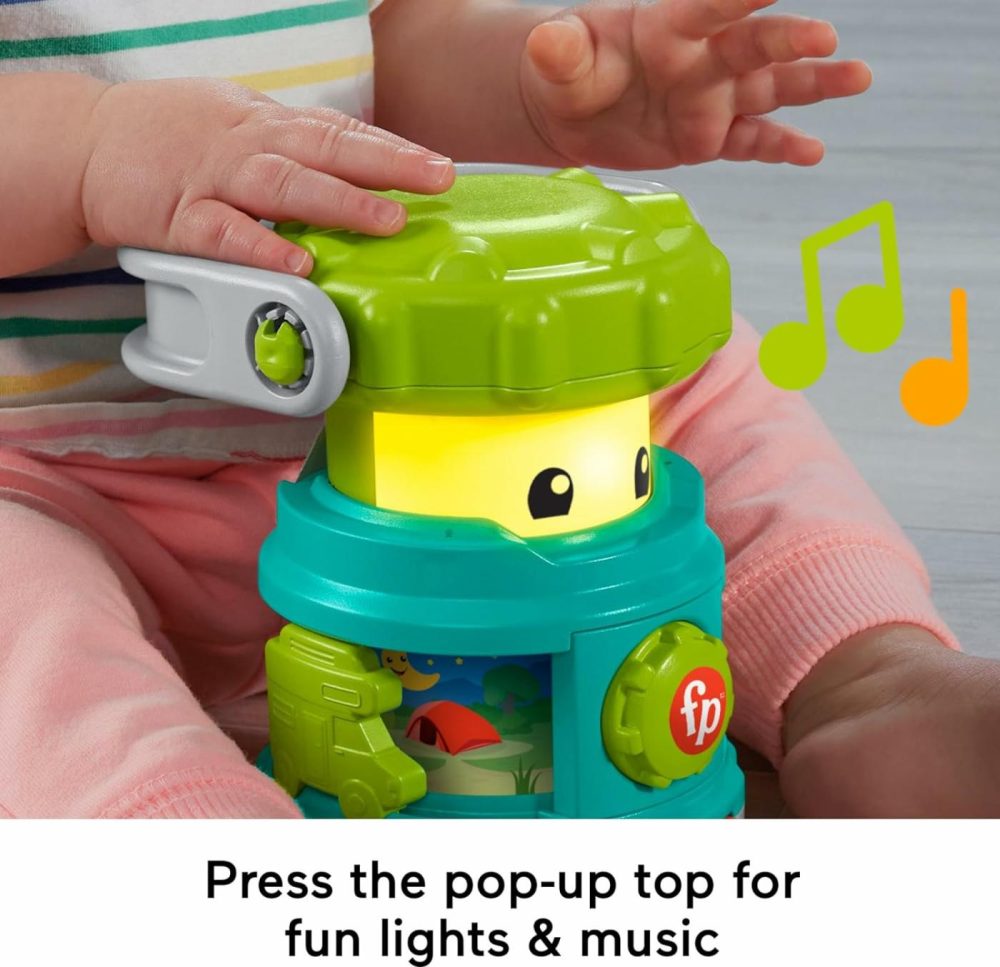 Baby Learning Toy Laugh & Learn Camping Fun Lantern  Pretend Camping Gear With Lights & Music For Infants Ages 6+ Months  |  Electronic Early Development Toys All Toys Electronic Early Development Toys