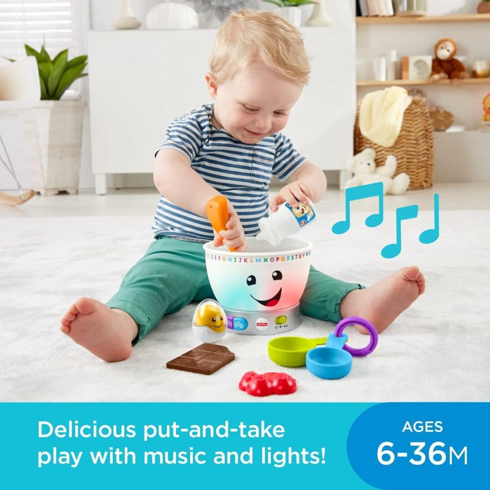 Baby Learning Toy Laugh & Learn Magic Color Mixing Bowl With Pretend Food Music & Lights For Ages 6+ Months  |  Musical Toys All Toys