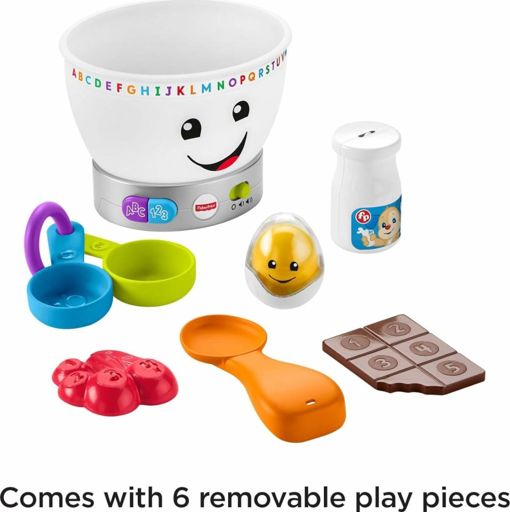 Baby Learning Toy Laugh & Learn Magic Color Mixing Bowl With Pretend Food Music & Lights For Ages 6+ Months  |  Musical Toys All Toys