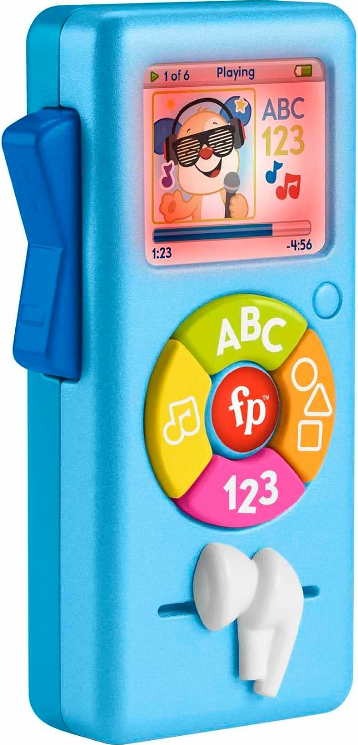 Baby Learning Toy Laugh & Learn Puppy’s Music Player With Lights & Fine Motor Activities For Infants Ages 6+ Months  Blue  |  Electronic Early Development Toys All Toys Electronic Early Development Toys