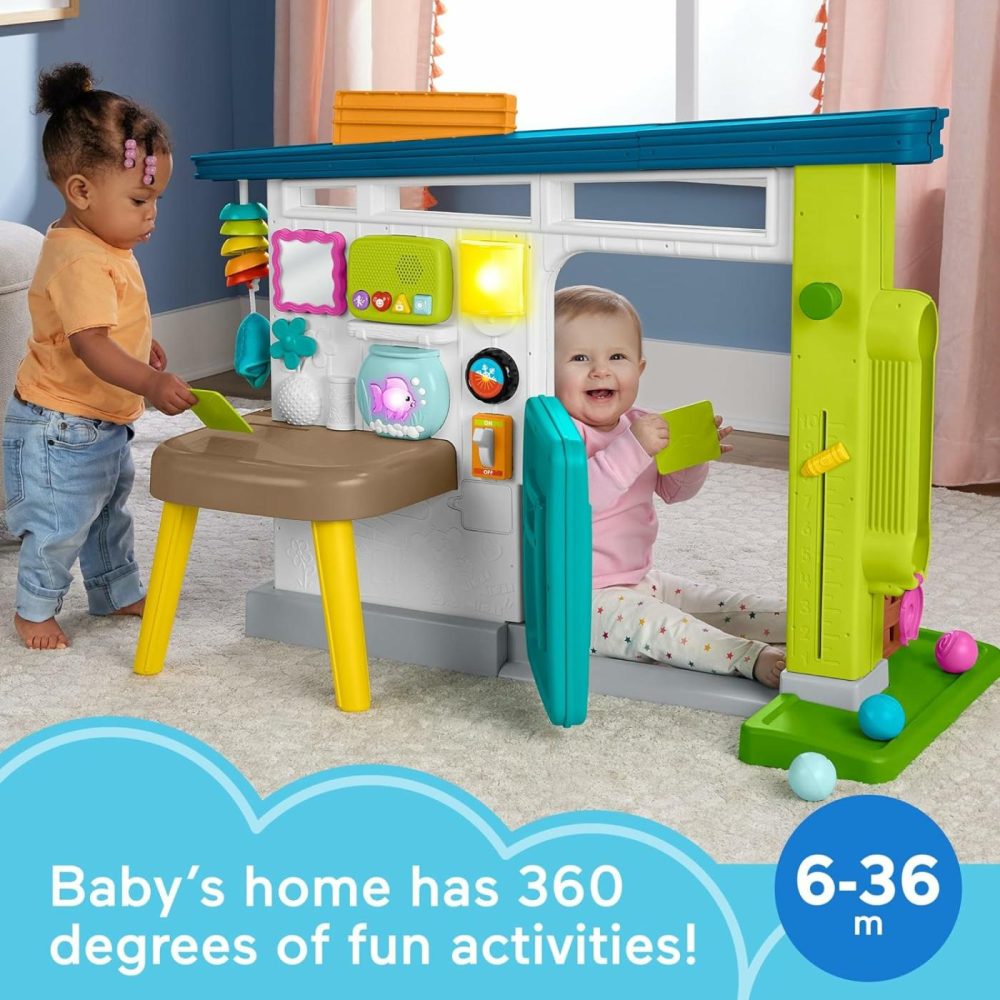 Baby Learning Toy Laugh & Learn Ultimate Playhouse With Smart Stages & 9 Pretend Play Accessories  Infants & Toddlers Ages 6+ Months  |  Electronic Early Development Toys All Toys Electronic Early Development Toys