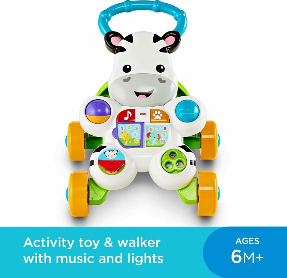 Baby Learning Toy Learn With Me Zebra Walker With Music Lights And Fine Motor Activities For Ages 6+ Months  |  Electronic Early Development Toys All Toys Electronic Early Development Toys