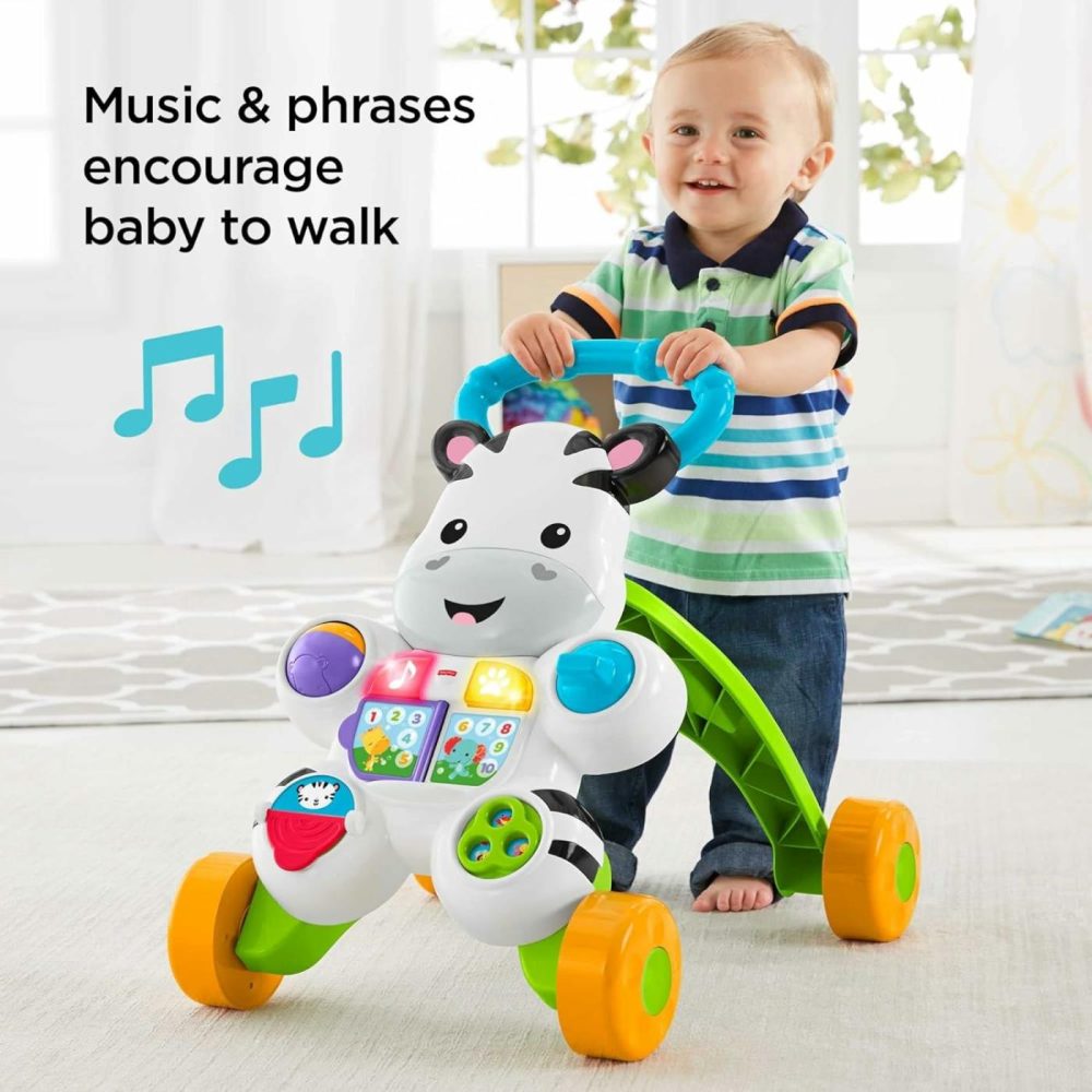 Baby Learning Toy Learn With Me Zebra Walker With Music Lights And Fine Motor Activities For Ages 6+ Months  |  Electronic Early Development Toys All Toys Electronic Early Development Toys