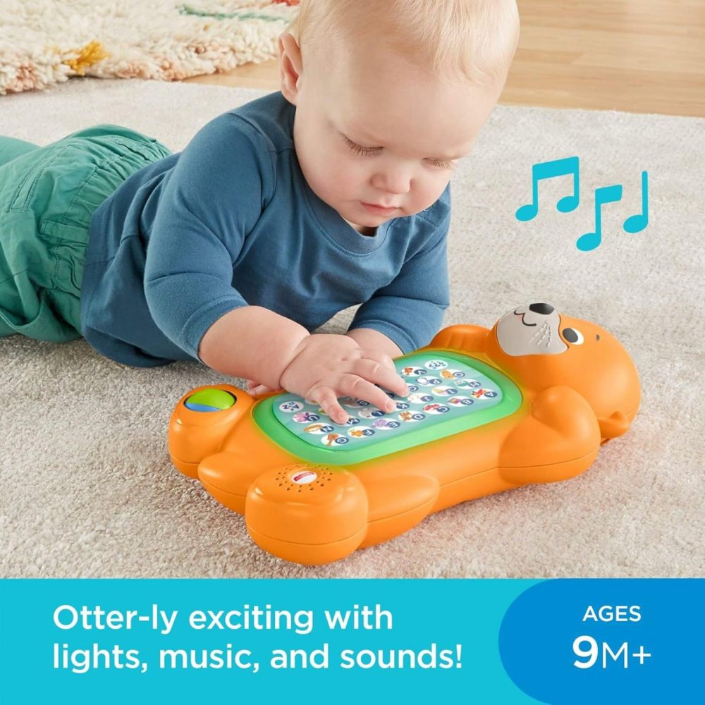 Baby Learning Toy Linkimals A To Z Otter With Music & Lights For Infants Ages 9+ Months  Compatible Only With Linkimals Items  |  Musical Toys All Toys