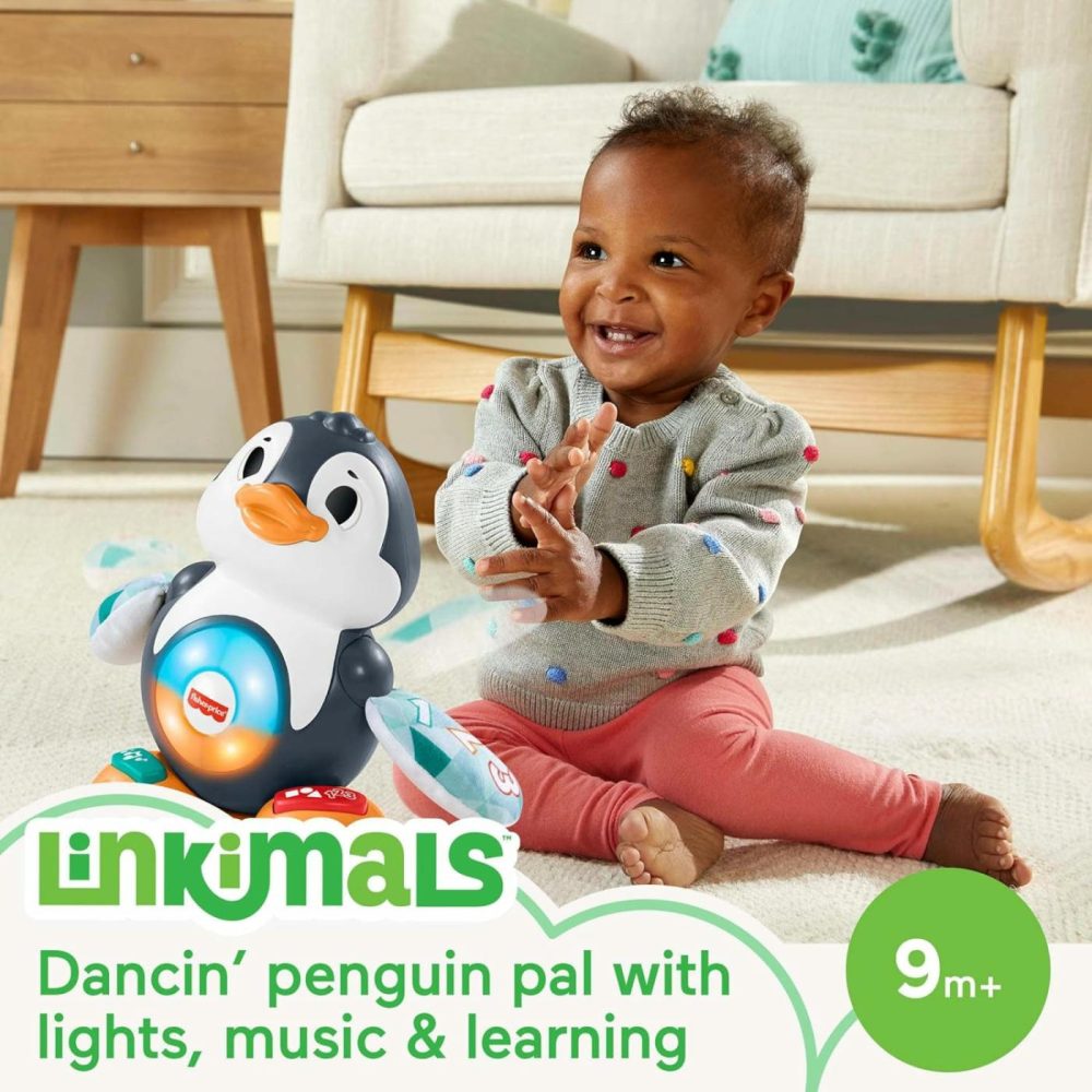 Baby Learning Toy Linkimals Cool Beats Penguin For Ages 9+ Months  Compatible Only With Linkimals Items  |  Musical Toys All Toys