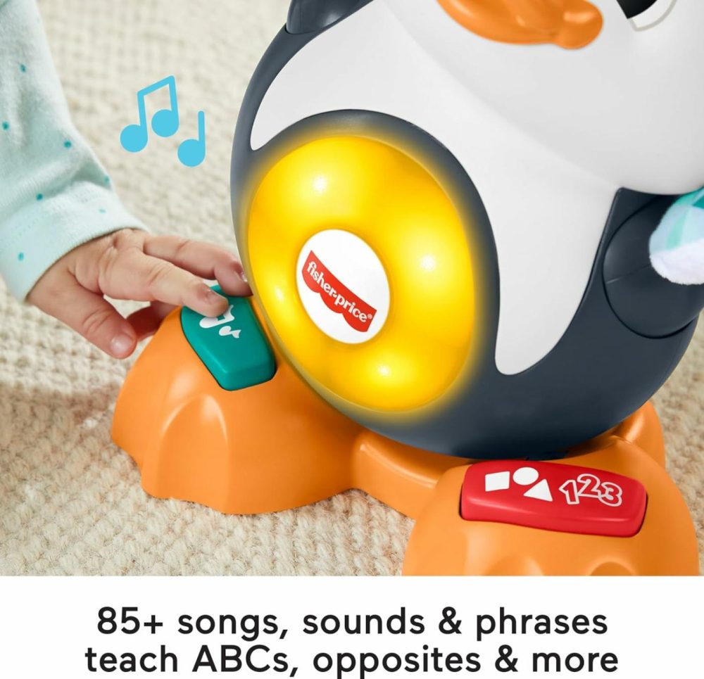 Baby Learning Toy Linkimals Cool Beats Penguin For Ages 9+ Months  Compatible Only With Linkimals Items  |  Musical Toys All Toys