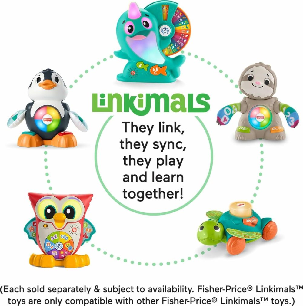 Baby Learning Toy Linkimals Cool Beats Penguin For Ages 9+ Months  Compatible Only With Linkimals Items  |  Musical Toys All Toys