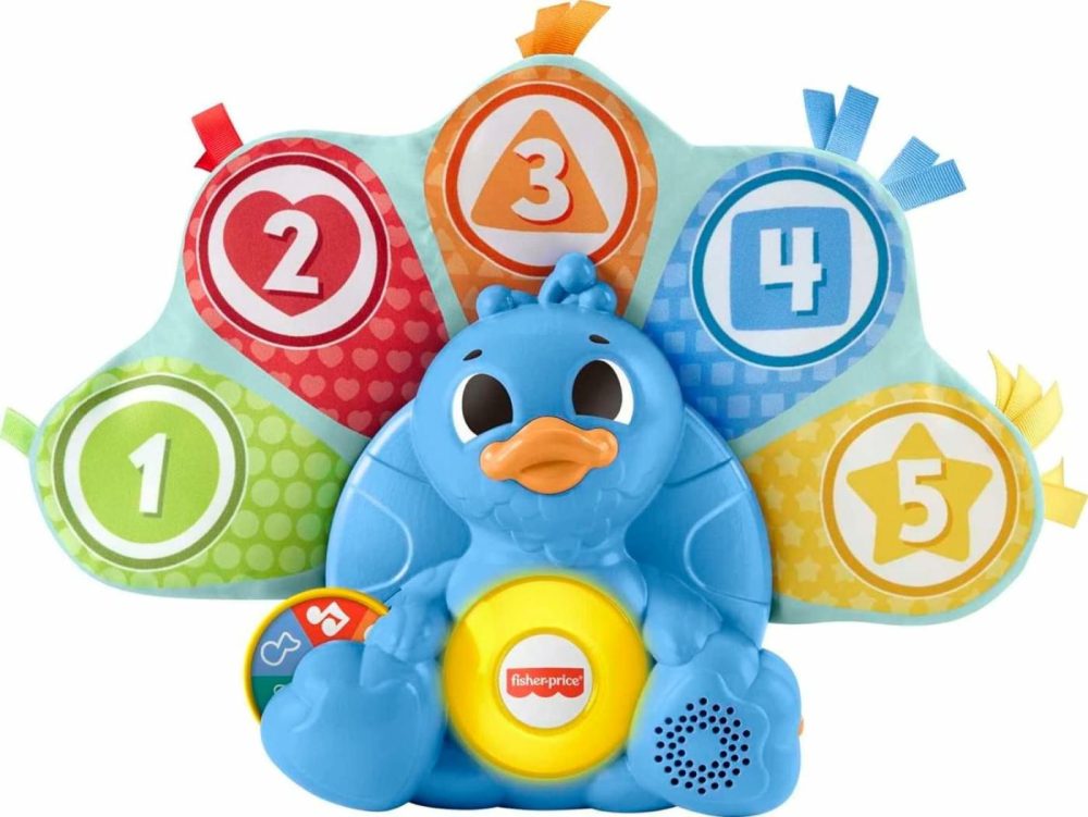 Baby Learning Toy Linkimals Counting & Colors Peacock With Lights & Music For Infants Ages 9+ Months  Compatible Only With Linkimals Items  |  Musical Toys All Toys