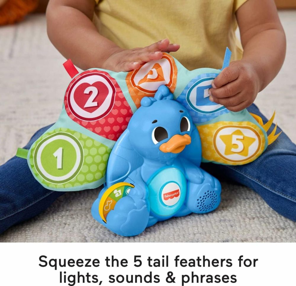 Baby Learning Toy Linkimals Counting & Colors Peacock With Lights & Music For Infants Ages 9+ Months  Compatible Only With Linkimals Items  |  Musical Toys All Toys