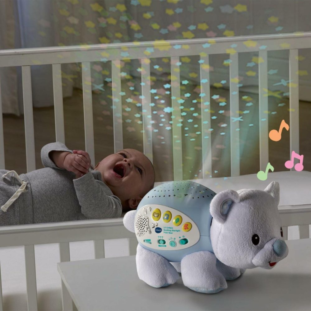 Baby Lil’ Critters Soothing Starlight Polar Bear Nursery Projector  |  Musical Toys All Toys