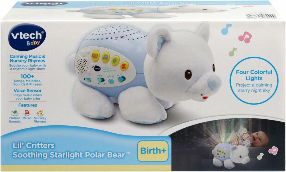 Baby Lil’ Critters Soothing Starlight Polar Bear Nursery Projector  |  Musical Toys All Toys