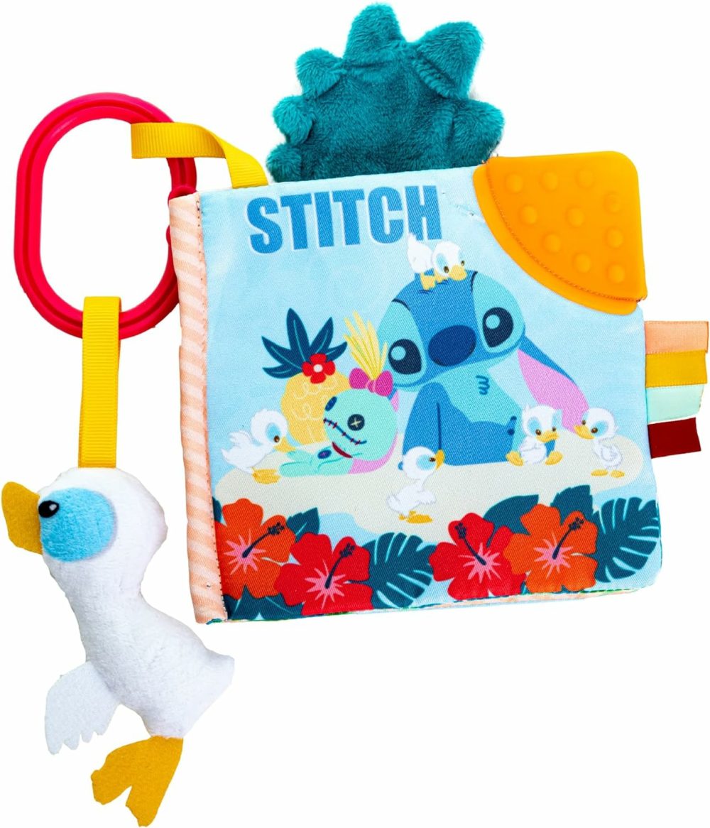 Baby Lilo & Stitch Soft Book: Stitch On-The-Go Soft Book  Blue Medium  |  Teethers All Toys Teethers