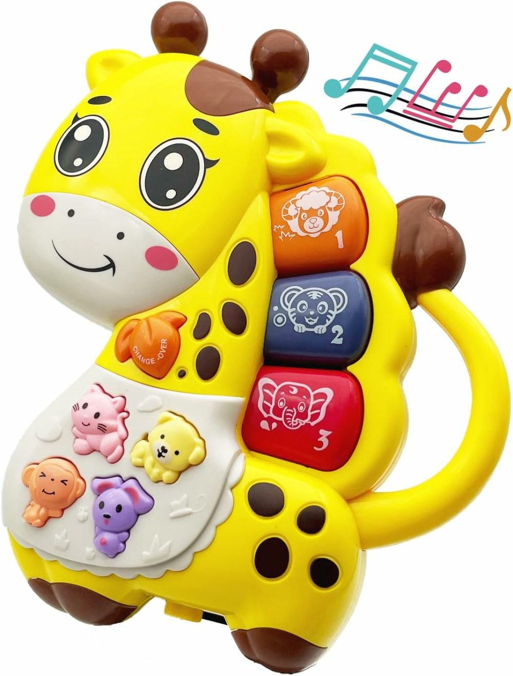 Baby Music Toys 12-18 Months  Animal Baby Piano Musical Light Infant Toys Toddlers Early Education Birthday Gift For 1 2 Year Old Girls Boys (Giraffe)  |  Musical Toys All Toys Giraffe