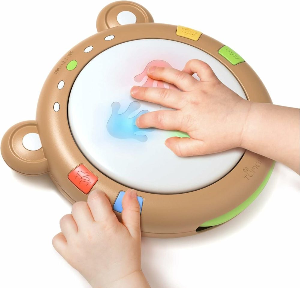 Baby Musical Electronic Toy With Lights & Sounds  Babies Light Up Drum Toys For Early Hand Development  Gift For Infants  Toddlers  Boys  Girls  |  Musical Toys All Toys