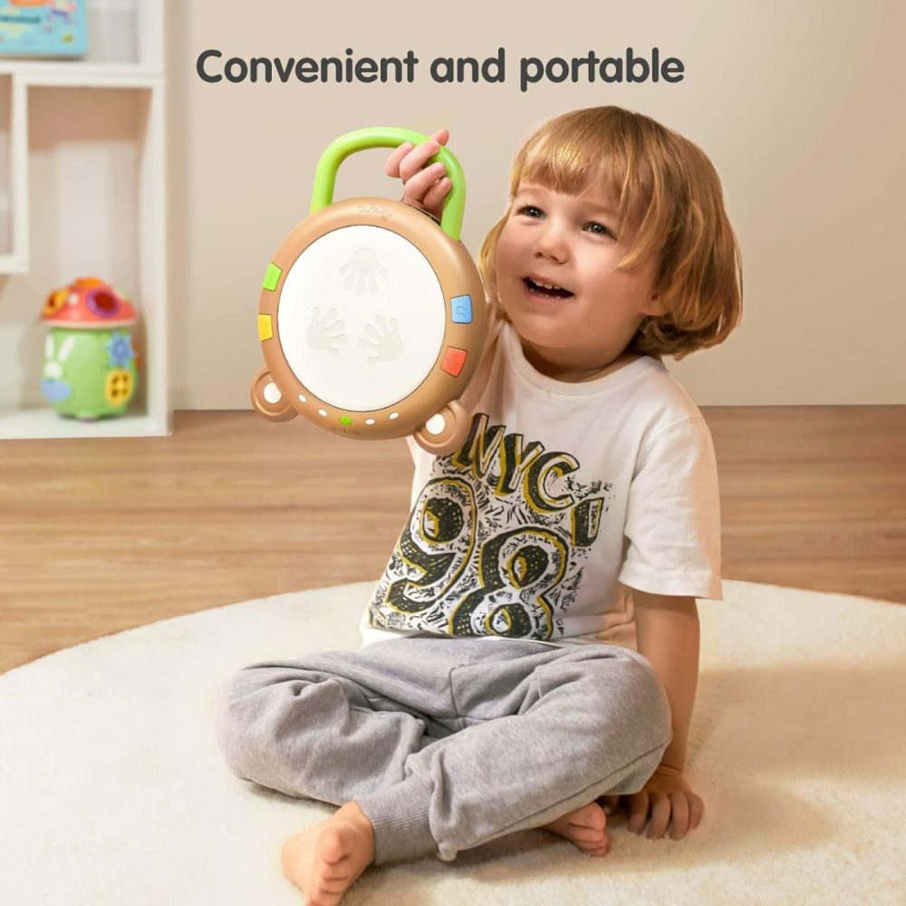 Baby Musical Electronic Toy With Lights & Sounds  Babies Light Up Drum Toys For Early Hand Development  Gift For Infants  Toddlers  Boys  Girls  |  Musical Toys All Toys