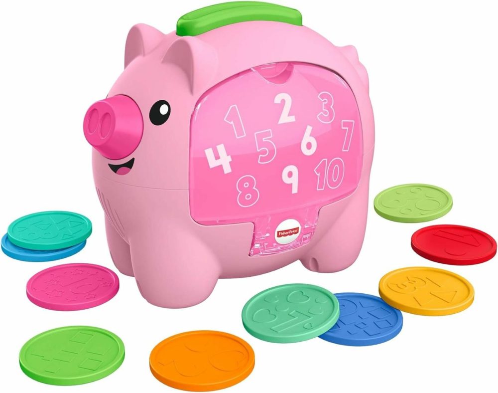 Baby Musical Toy Laugh & Learn Count & Rumble Piggy Bank With Songs & Motion For Infants & Toddlers Ages 6+ Months​  |  Electronic Early Development Toys All Toys Electronic Early Development Toys