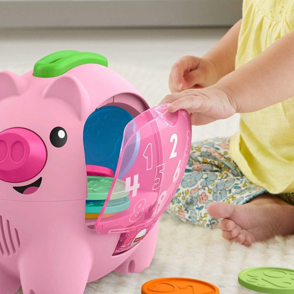 Baby Musical Toy Laugh & Learn Count & Rumble Piggy Bank With Songs & Motion For Infants & Toddlers Ages 6+ Months​  |  Electronic Early Development Toys All Toys Electronic Early Development Toys