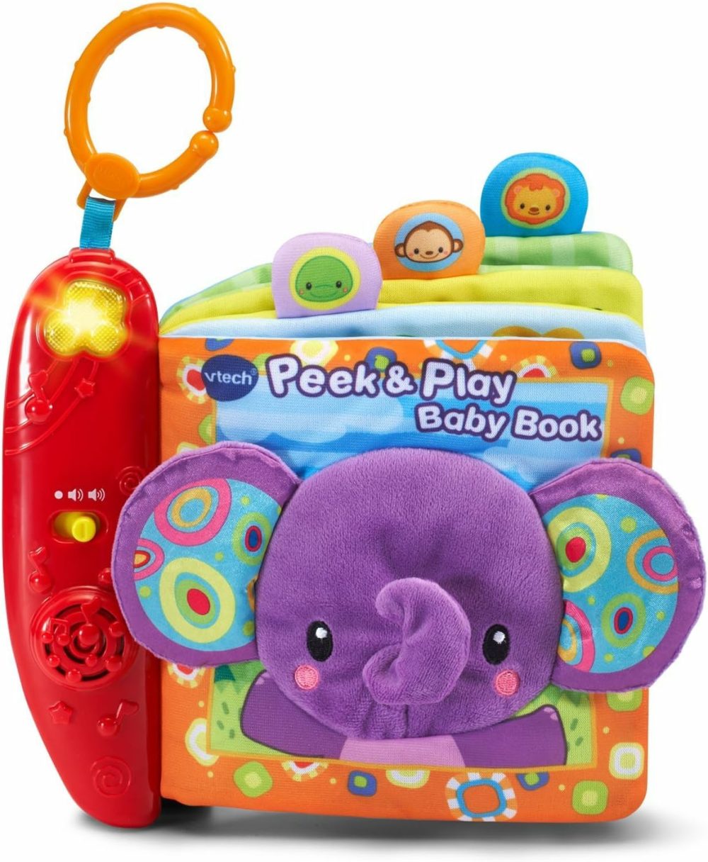 Baby Peek And Play Baby Book  Purple  |  Musical Toys All Toys Purple