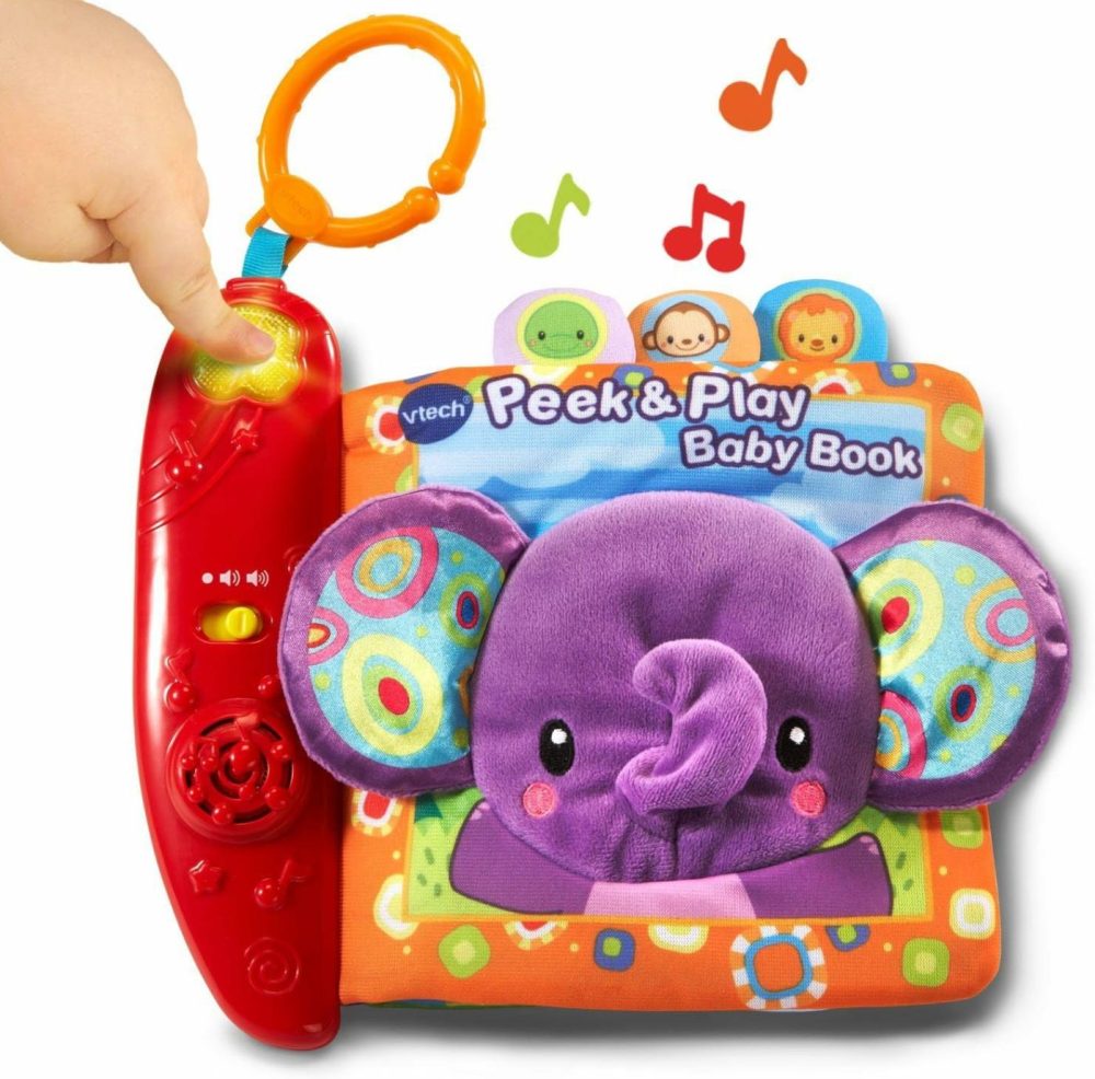 Baby Peek And Play Baby Book  Purple  |  Musical Toys All Toys Purple