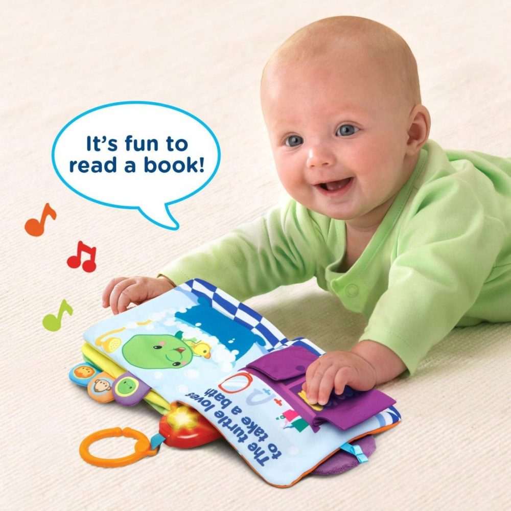 Baby Peek And Play Baby Book  Purple  |  Musical Toys All Toys Purple