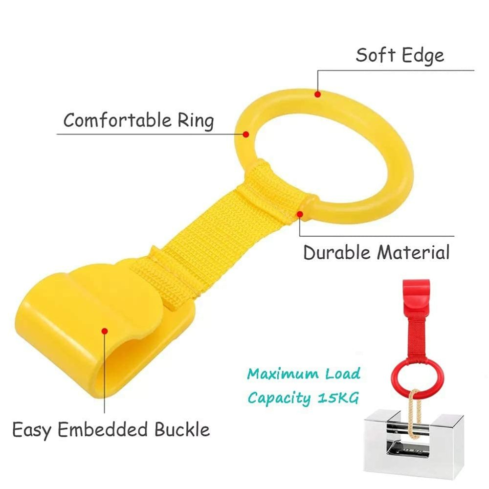 Baby Pull Up Rings,Baby Standing Walker Crib Tool Ring 4 Pieces Universal Ring Baby Playpen Crib Hook Baby Bed Ring Help Baby Stand Universal Ring Walking Training Tool  |  Walkers All Toys Walkers