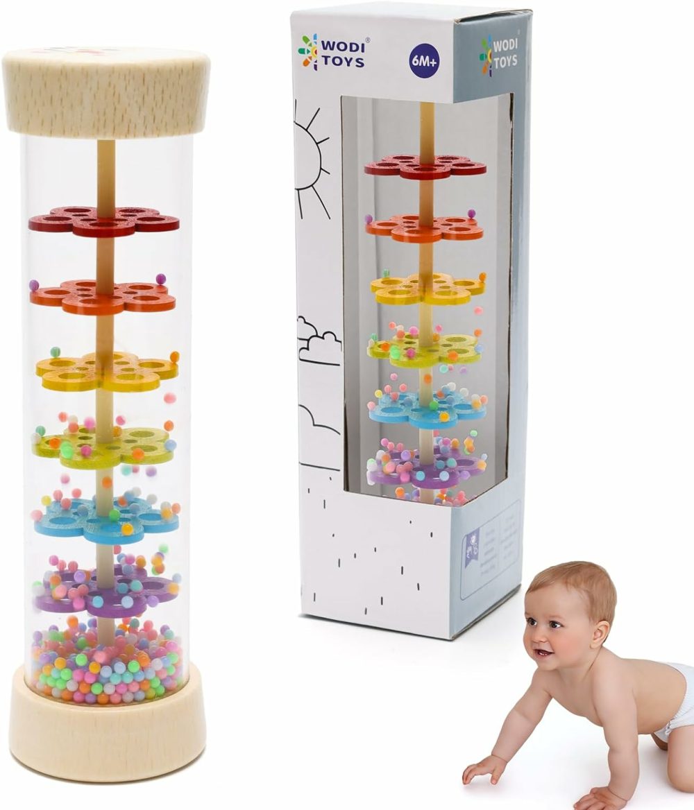 Baby Rain Stick  7.7’’ Rain Stick Baby Toy For 6-12 Months  Rain Sticks For Kids  Rain Stick Rattle Shaker Baby Toys  Sensory Developmental Toy For 3-6-12 Month Toddlers  |  Rattles & Plush Rings All Toys Rattles & Plush Rings