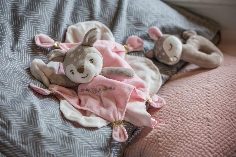 Baby Rattle  Itsy Glitzy Fawn  |  Rattles & Plush Rings All Toys brown