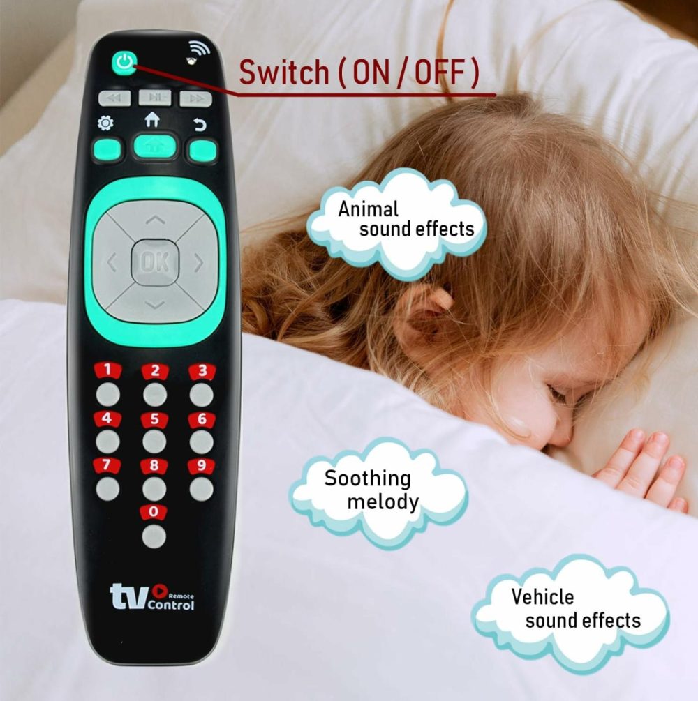 Baby Remote Control Toy  Tv Remote Control Toy  Musical Toys With Lights And Sounds For Toddlers Babies 12 36 Months  |  Musical Toys All Toys