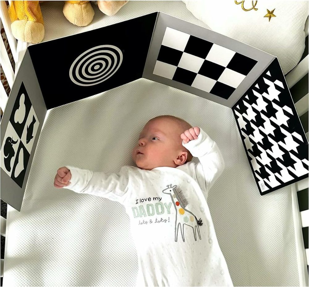 Baby Sensory & Development Fold Out Boards  Black And White  Simple Geometric Shapes  Made From 700Gsm Card  Stands Independently.  |  Activity Centers Activity Centers Activity Centers