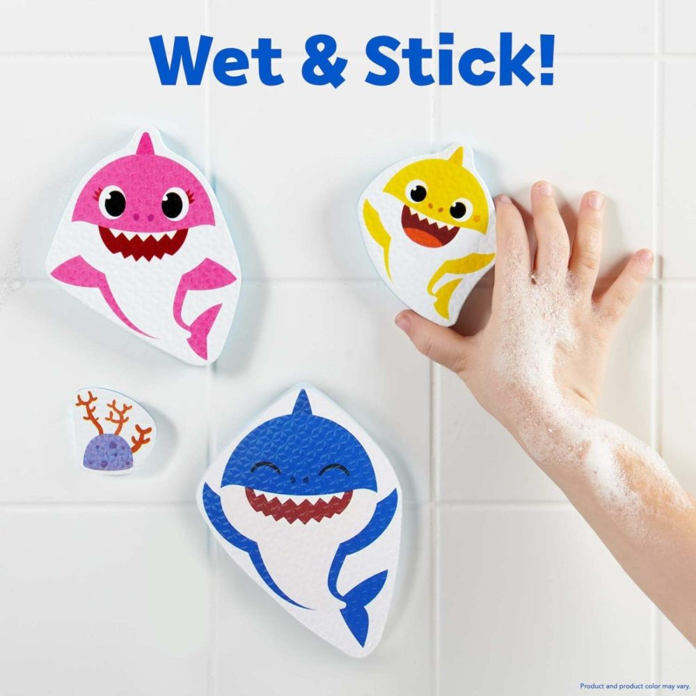 Baby Shark Official – Bath Time Stickers (30 Pack)  |  Bath Toys All Toys Bath Toys