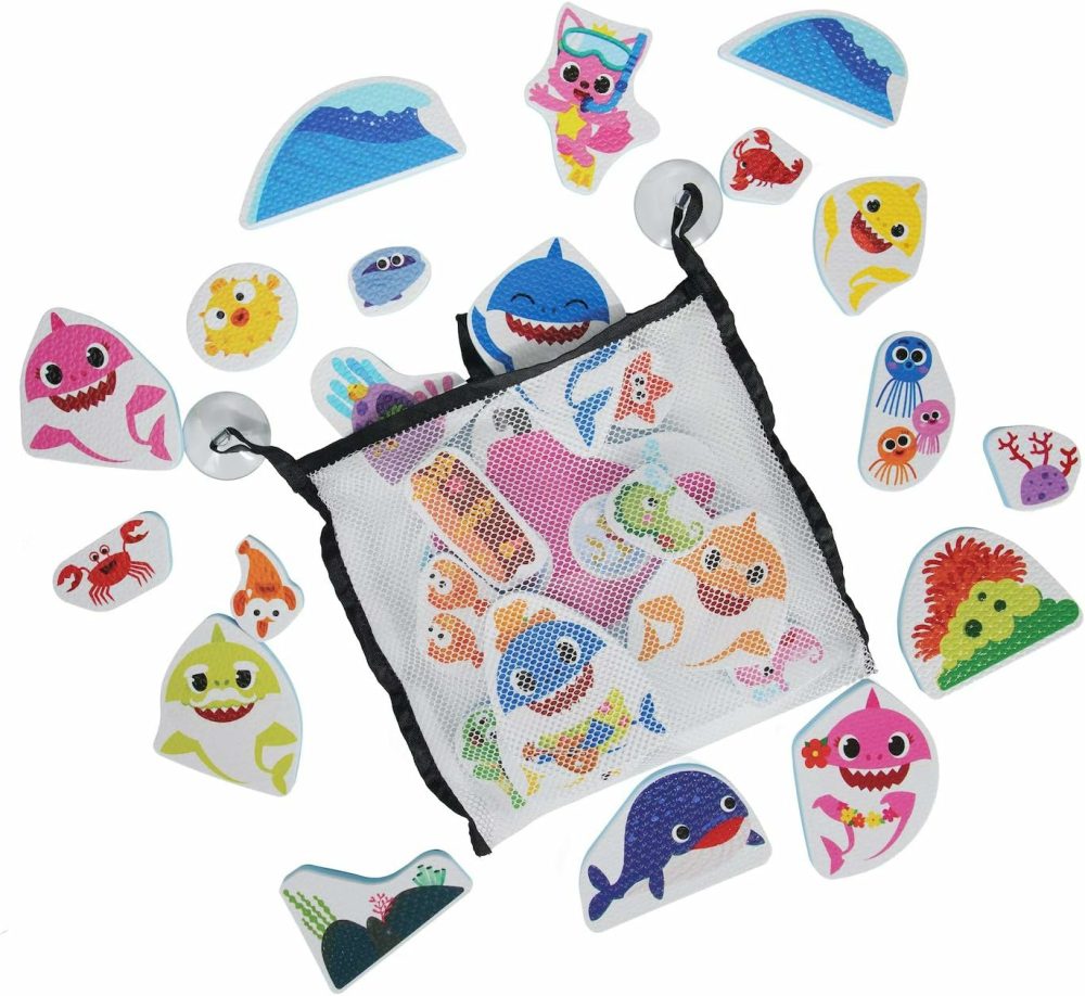 Baby Shark Official – Bath Time Stickers (30 Pack)  |  Bath Toys All Toys Bath Toys