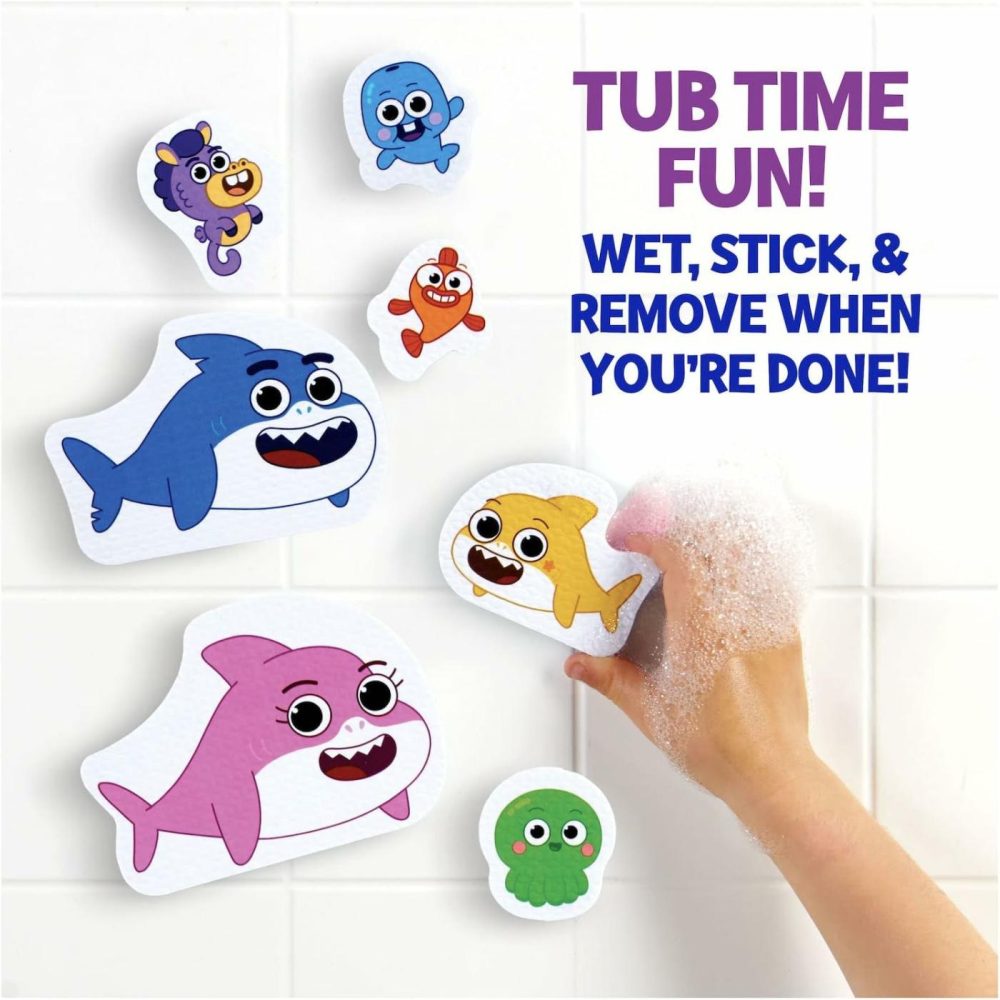 Baby Shark’s Big Show! Bath Toy Bundle – 15 Pieces – Kids Bath Toys  |  Bath Toys All Toys Bath Toys