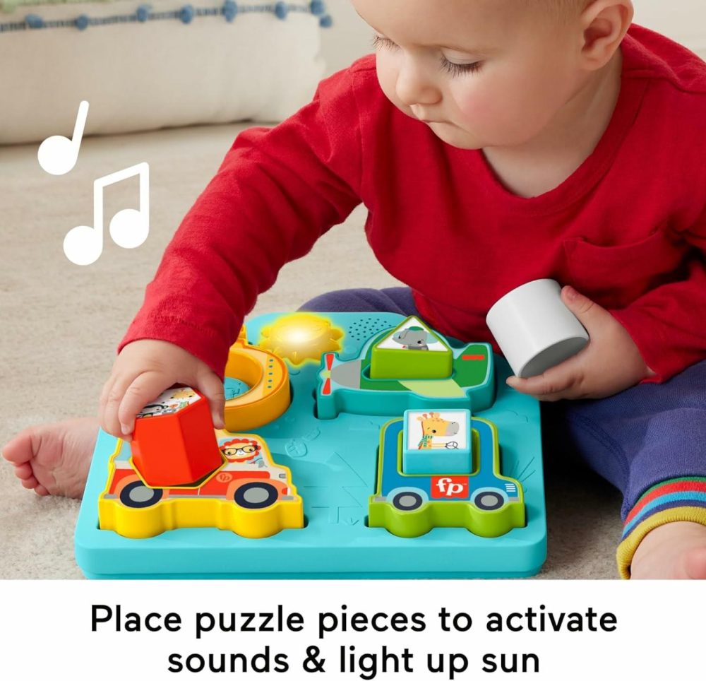 Baby Sorting Toy Shapes & Sounds Vehicle Puzzle With Music & Lights For Fine Motor Play  Ages 9M+  |  Sorting & Stacking Toys All Toys Sorting & Stacking Toys