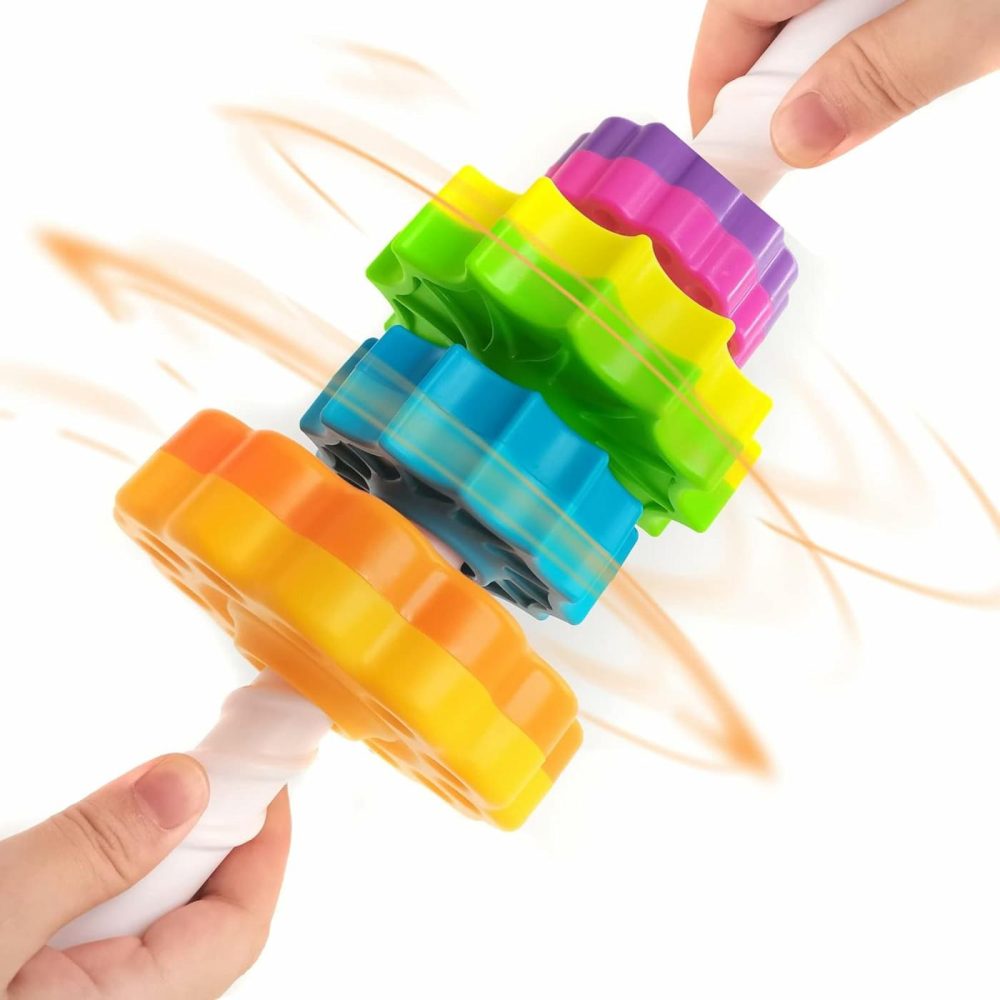 Baby Spin Stack Toy,Premium Stacking Toy For Kids,Baby Spinning Toy,Stacking Toy For Babies And Toddlers,Educational Toddler Learning Toys,Autism Spin Stack Toys,Rainbow Spinning Wheel Toys  |  Sorting & Stacking Toys All Toys Sorting & Stacking Toys