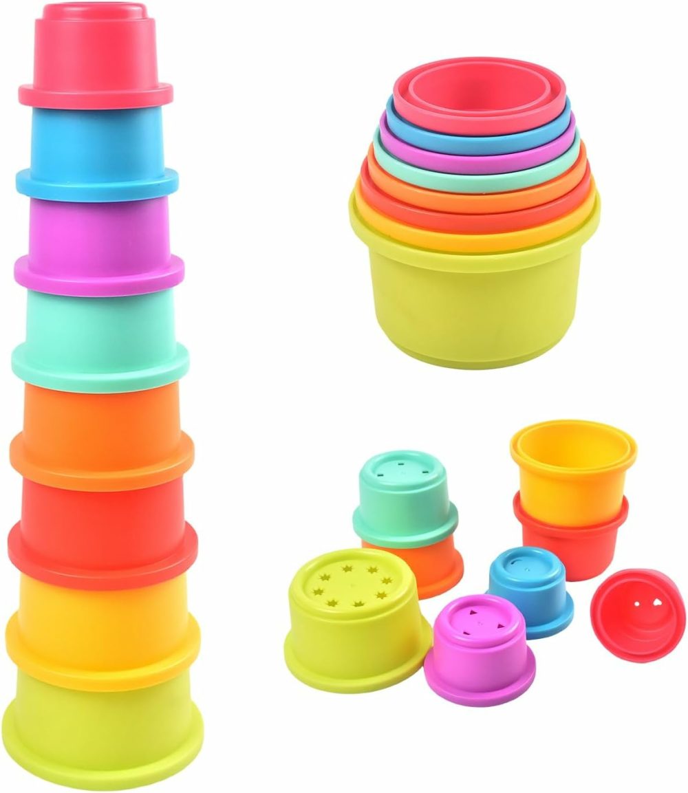 Baby Stacking Nesting Cups Toys  Montessori Toys For Toddlers 6+ Months (617-97)  |  Sorting & Stacking Toys All Toys Sorting & Stacking Toys