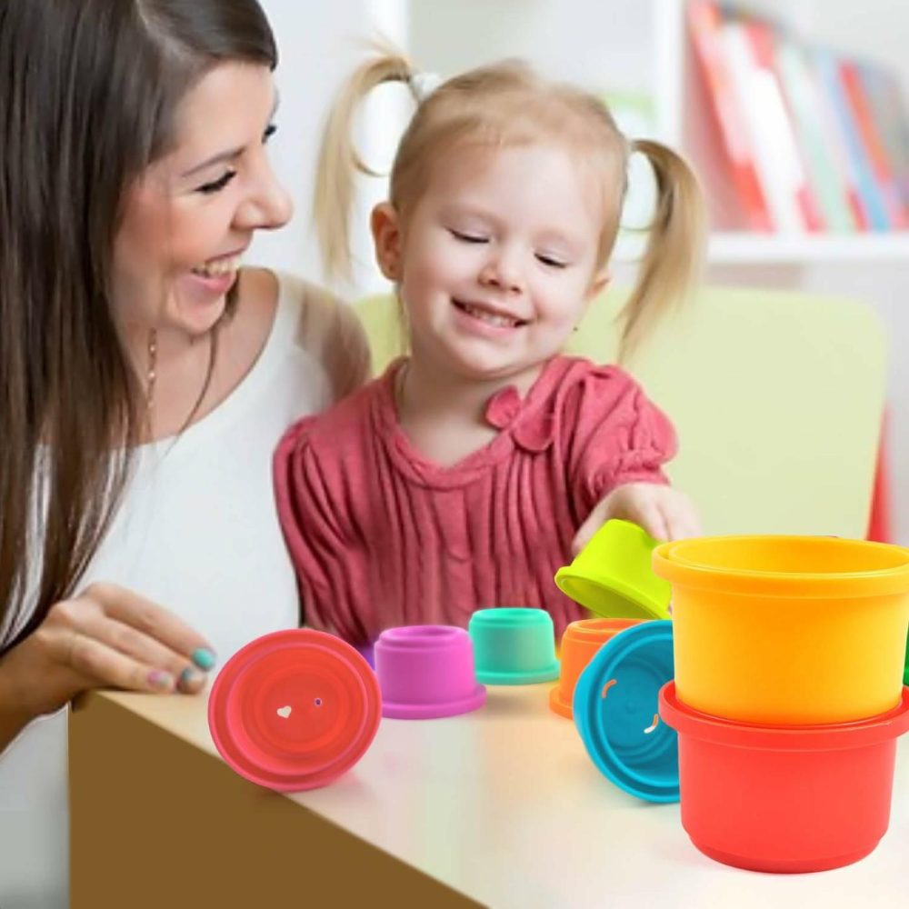 Baby Stacking Nesting Cups Toys  Montessori Toys For Toddlers 6+ Months (617-97)  |  Sorting & Stacking Toys All Toys Sorting & Stacking Toys